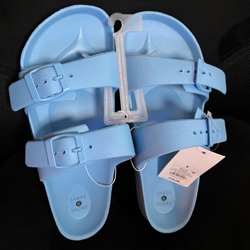 Target Two Band Footbed Slide Sandals